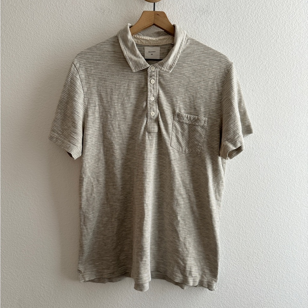 Billy Reid Striped Polo *Pinhole*